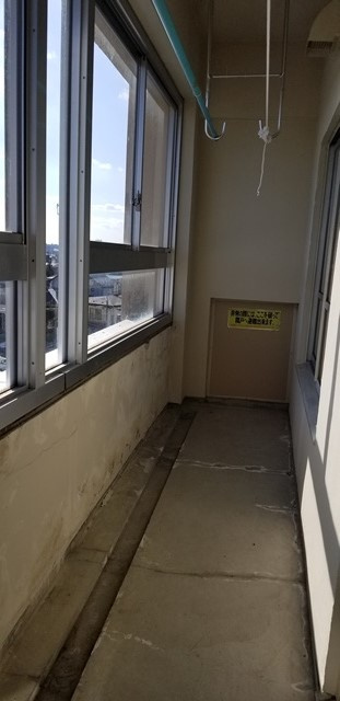 若草501マンションのバルコニー