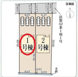【区画図】 | リーブルガーデン南丹市園部町若松町 | 区画図