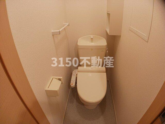 ベル　ソレイユⅡのトイレ|ゆったりとした空間のトイレです