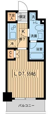 プライムアーバン西武柳沢　旧）ウィルテラス保谷の間取り