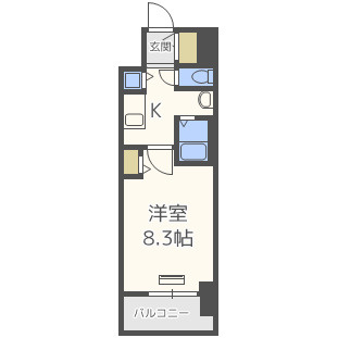 ララプレイス OSAKA WEST PRIMEの間取り|ララプレイスOSAKA WEST PRIME　間取り