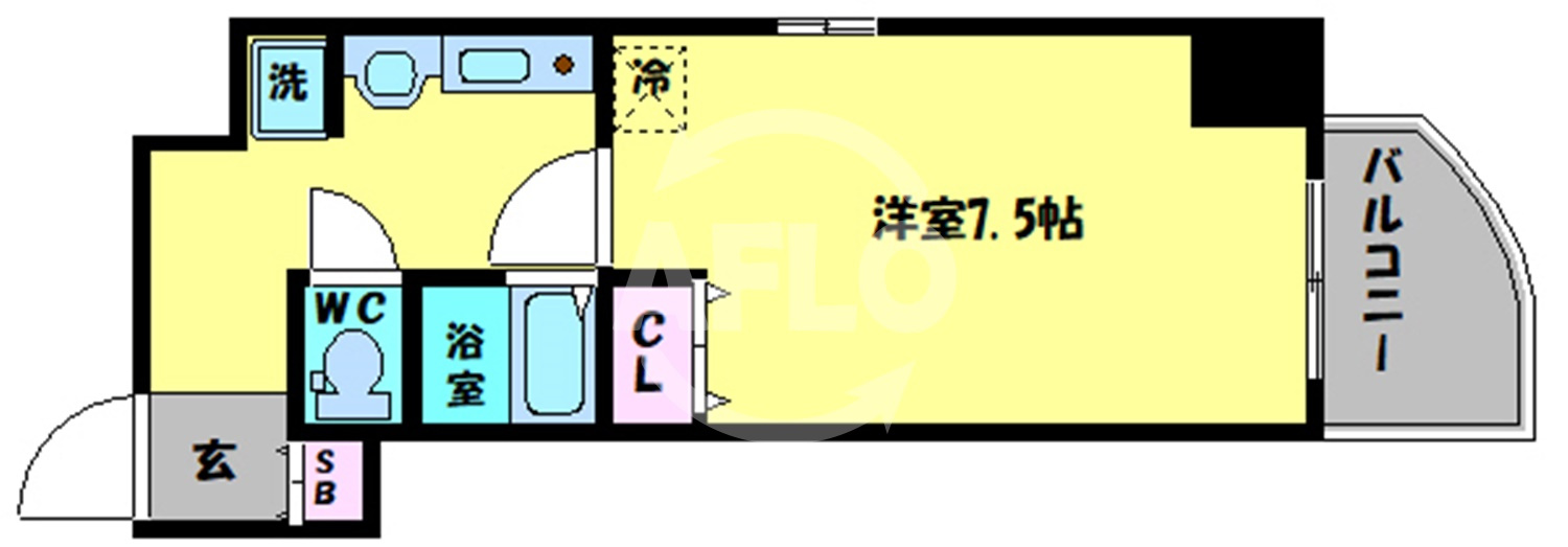 ラナップスクエア阿波座の間取り|ラナップスクエア阿波座　間取り