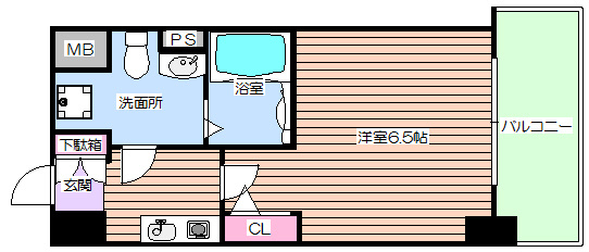 【間取り】 | エスリード福島駅前第２