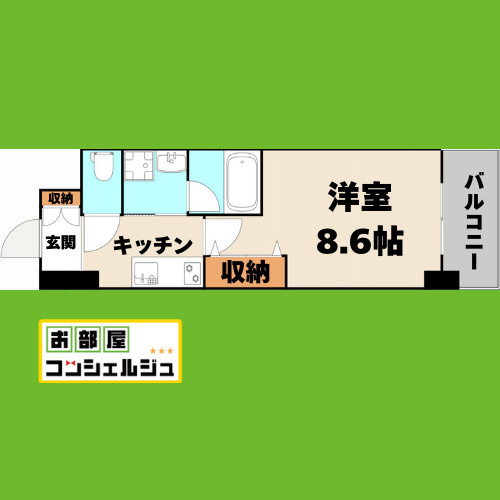 PURE RESIDENCE 名駅南の間取り