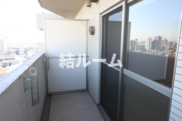 北区滝野川５丁目の賃貸マンションのバルコニー