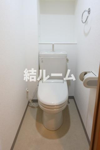 北区滝野川５丁目の賃貸マンションのトイレ
