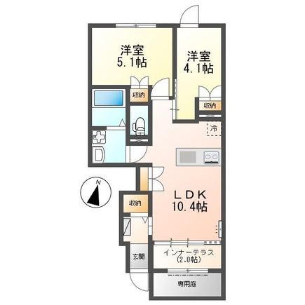 ミルサンクBの間取り