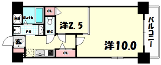 【間取り】 | コスモリード神戸三宮