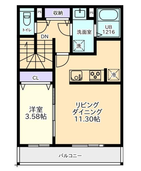 アイリス東所沢の間取り