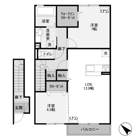 【間取り】 | D-ROOM WIT A