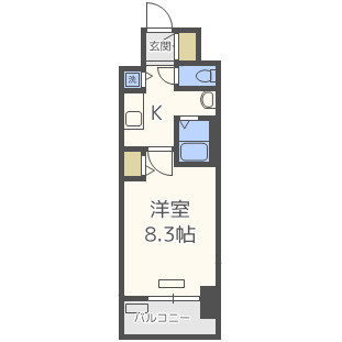 ララプレイスOSAKA　WEST　PRIMEの間取り