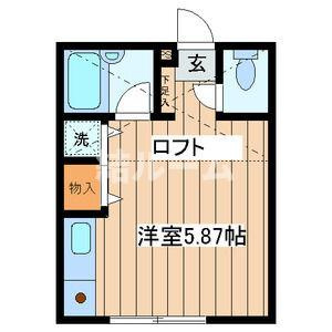 板橋区富士見町のアパートの間取り