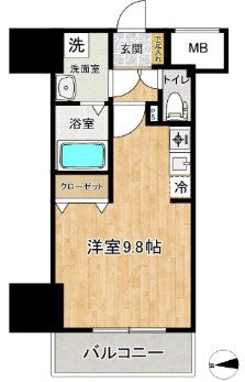 【間取り】 | リヴェールハウス八王子(リヴェールハウスハチオウジ)