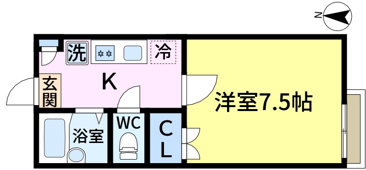 Welina SHOE Ⅱの間取り