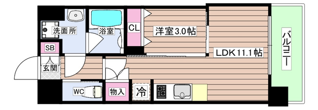 【間取り】 | コンフォリア・リヴ東三国駅前ソルテラス