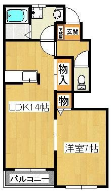 ブリーズ東海神の間取り