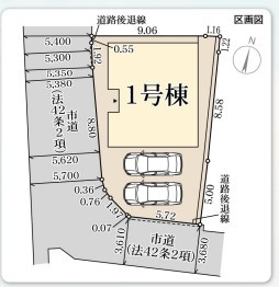 【区画図】 | リーブルガーデン堺市東区日置荘西町８丁 | 区画図
