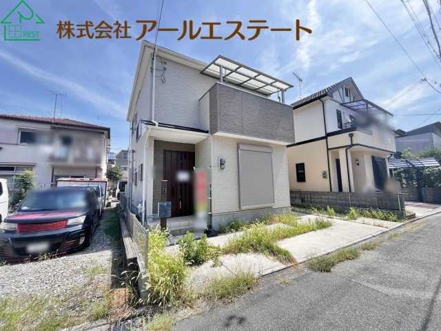 高砂市美保里　　　中古戸建の前面道路含む現地写真