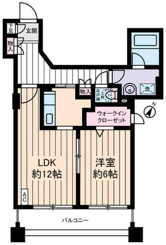1LDKの間取りです！