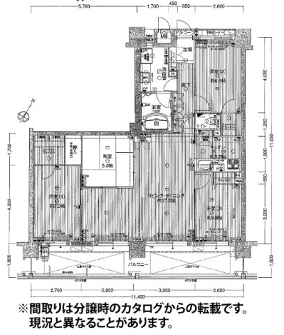 アーバニス神戸下沢通ヴェルサの間取り
