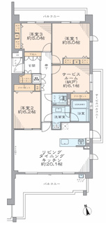 【間取り】 | 新千里桜ヶ丘メゾンシティ弐番館