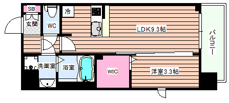 【間取り】 | シーズンフラッツ新大阪ＳＯＵＴＨ