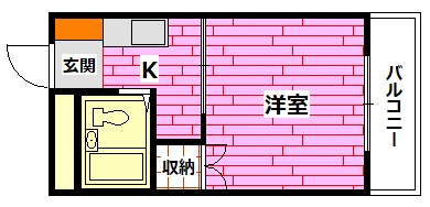 ヴィラ海田の間取り