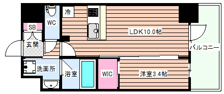 【間取り】 | ズーノクルーズ江坂