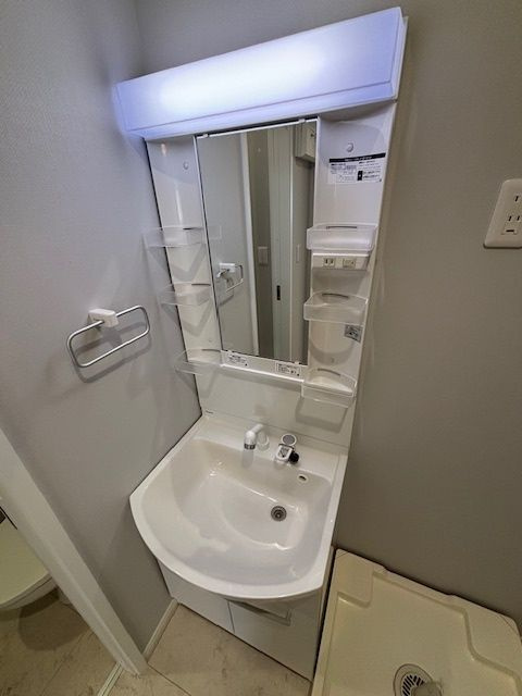 RIZE柏たなかⅡの独立洗面台
