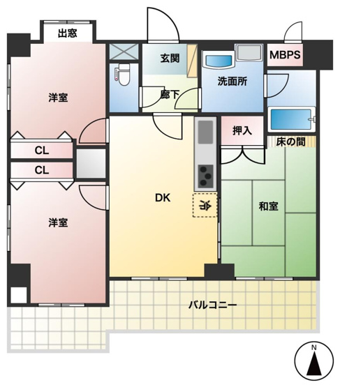 【間取り】 | ライオンズマンション鶴ヶ島
