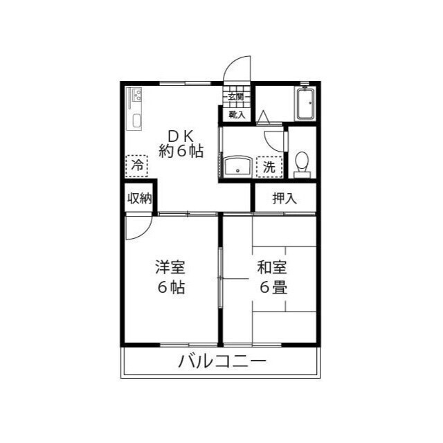 サンガーデンAの間取り