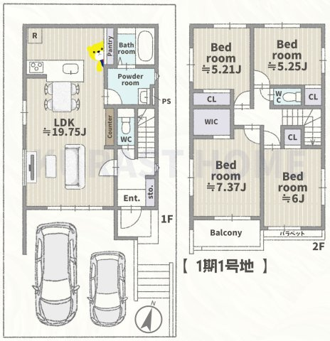 京都市西京区大原野西境谷町3丁目　新築戸建