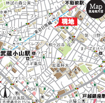 イニシアイオ武蔵小山の地図