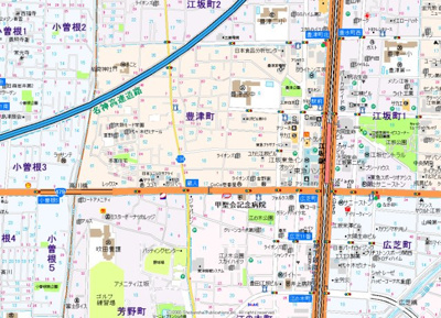 【地図】 | リヴィエール江坂江の木公園