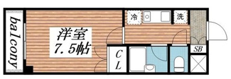 【間取り】 | リリーパレスナルシマⅢ | 間取りです。