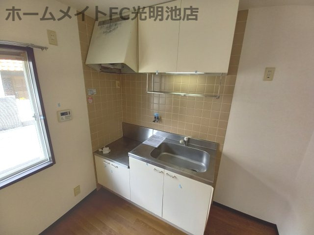 ハイツ鴨谷台B棟のキッチン