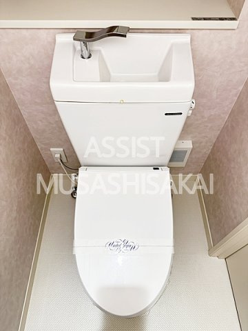 ハイブリッドタウンⅢのトイレ