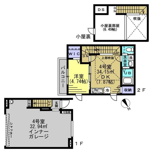 グランデュールＤの間取り