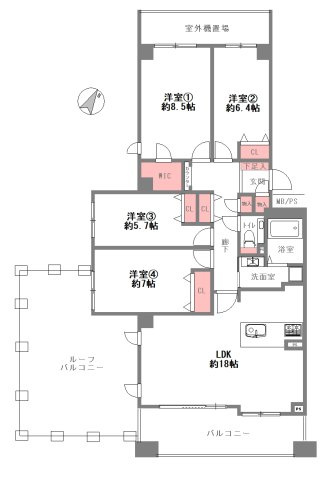 メゾン仁川 の間取り