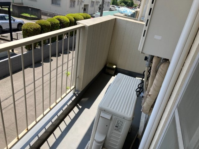 原木スカイシャルムのバルコニー