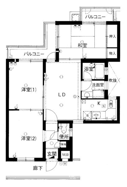 ルミエール紫野の間取り