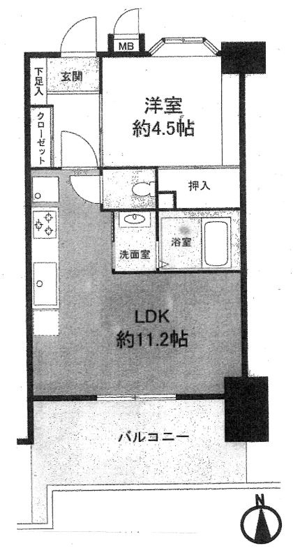 フォルザ住吉の間取り
