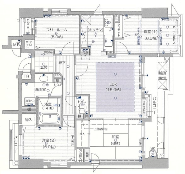 ラグーン新大阪ＣｉｔｙＬｉｆｅⅠの間取り