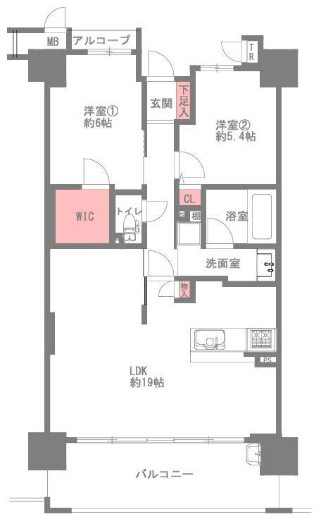 レスタージュ　ラグゼの間取り
