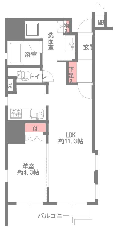 アルス南大江公園Ｗ＇ｓの間取り