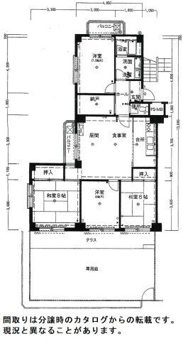 パストラルハイム豊中の間取り
