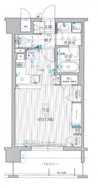 ＫＡＩＳＥＩ梅田の間取り