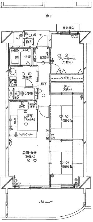 阪急逆瀬台アヴェルデ四番館の間取り