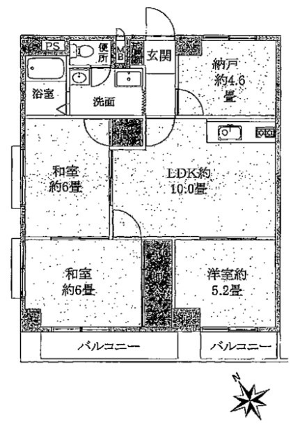サントピア九条の間取り