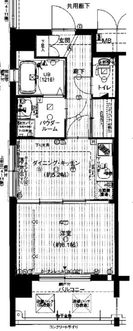 エスリード西大路駅前の間取り